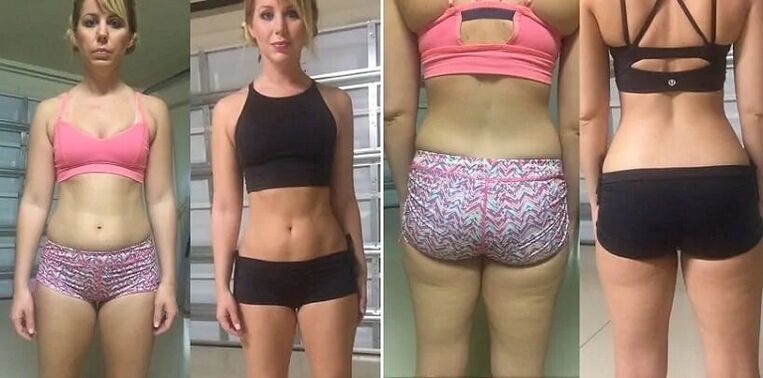 Keto diyetini takip etmenin öncesi ve sonrası fotoğrafları